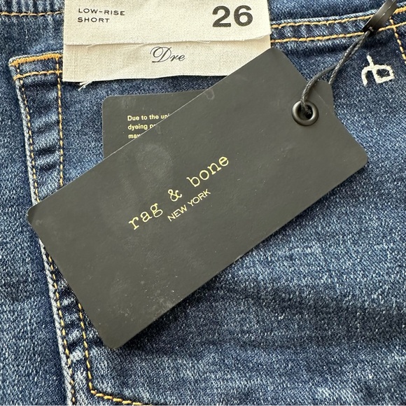 rag & bone Dre Low Rise Short Aster Size 26 NWT - Picture 5 of 9